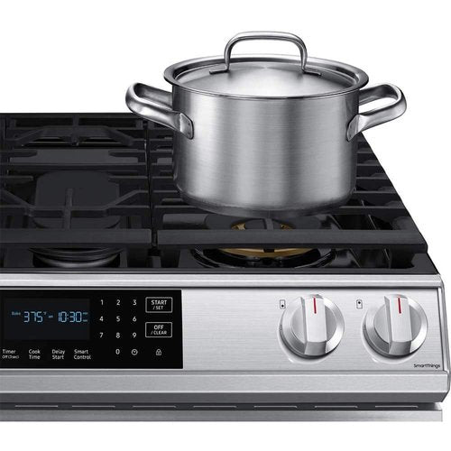 6.0 cu. ft. Smart Slide-in Gas Range with Air Fry in Stainless Steel