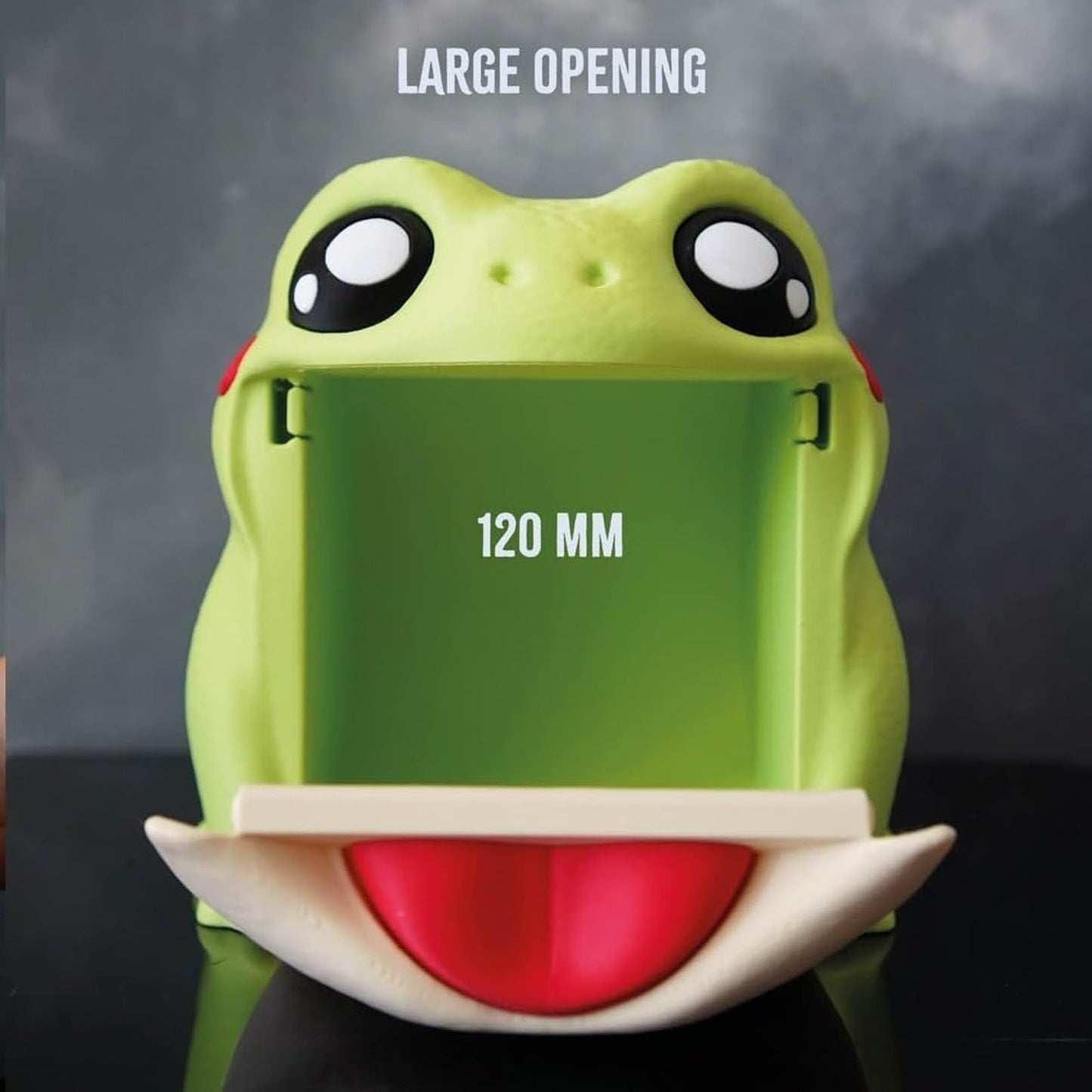 The Frog Toilet Paper Dispenser, 3D Printed Bathroom Toilet Paper Holder with Butt, Funny Interactive Frog Flip Belly Towel Roll Holder Stand for Bathroom and Kitchen (B1, One Size)