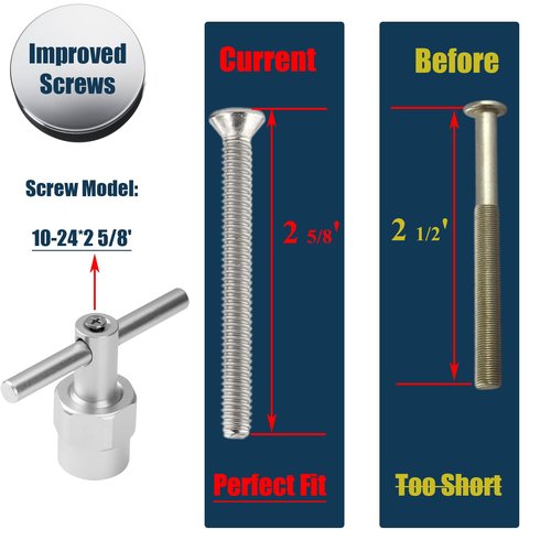 8EST TQQL 104421 Cartridge Removal Tool, Cartridge Puller Compatible with Moen 1200, 1222, & 1225 Single Handle Cartridges