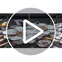 Tree of Life 28x20 Inch Stove Top Cover - BVBOX Non-Slip Silicone Protector, 2 in 1 Kitchen Mat for Stovetop & Countertop