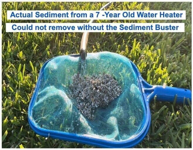 Sediment Buster Water Heater Flushing Tool for Sediment Removal & Pressure Recovery