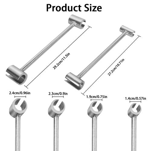 2 PCS Door Hinge Adjustment Tool, Heavy Duty Hinges Gap Adjusting Wrench, Residential & Commercial Door Repair Tool