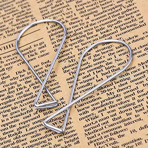 100 Packs Ceiling Hook Clips Ceiling Tile Hooks T-bar Clips Drop Ceiling Clips for Office, Classroom, Home and Wedding Decoration, Hanging Sign from Suspended Tile/Grid/Drop Ceilings