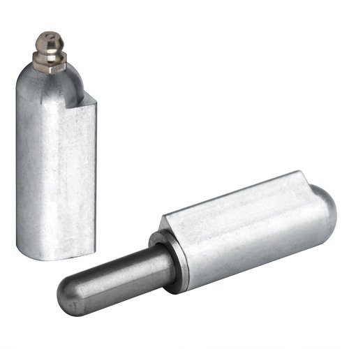 MOUNTAIN_ARK 8 Pack 4-1/4" x 3/4" Aluminum Weld On Bullet Hinges with Grease Zerk, Weldable Lift Off Hinges for Trailer Door, Gate