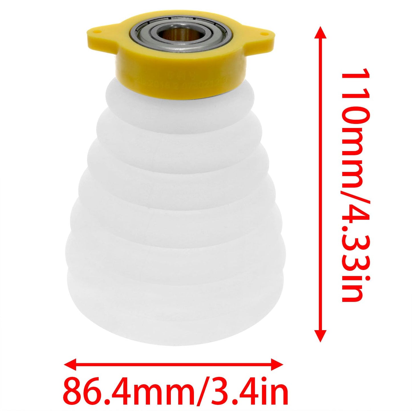 Xhziy 1pcs Dril Dust Collector Expandable Dust Cover For Electric Drill Bits Under 5.9 inches Applicable to Hammering Drill Picks And Drill Bits (4.72 * 3.35 inches)