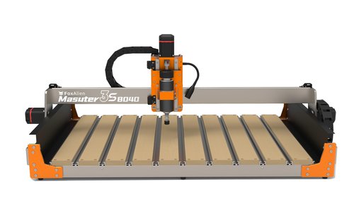 FoxAlien 3S 8040 X-axis Extension Kit with T-slot Hybrid Spoilboard for Masuter 3S CNC Router Machine, for Large Engraving Carving Projects (Extend X-axis to 800mm)