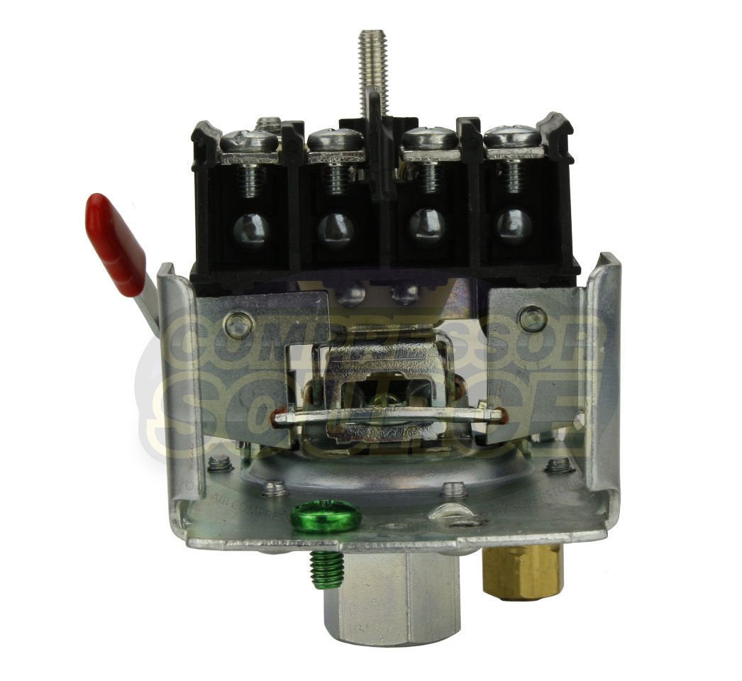 Square D Pumptrol Pressure switch for compressed air compressor 9013FHG12J52M1X 95-125 psi With Unloader & On/Off Lever (Paks)