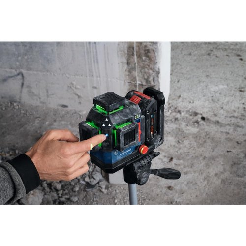 Bosch GLL330-80CGN 18V 360º Connected Green-Beam Three-Plane Leveling and Alignment Laser