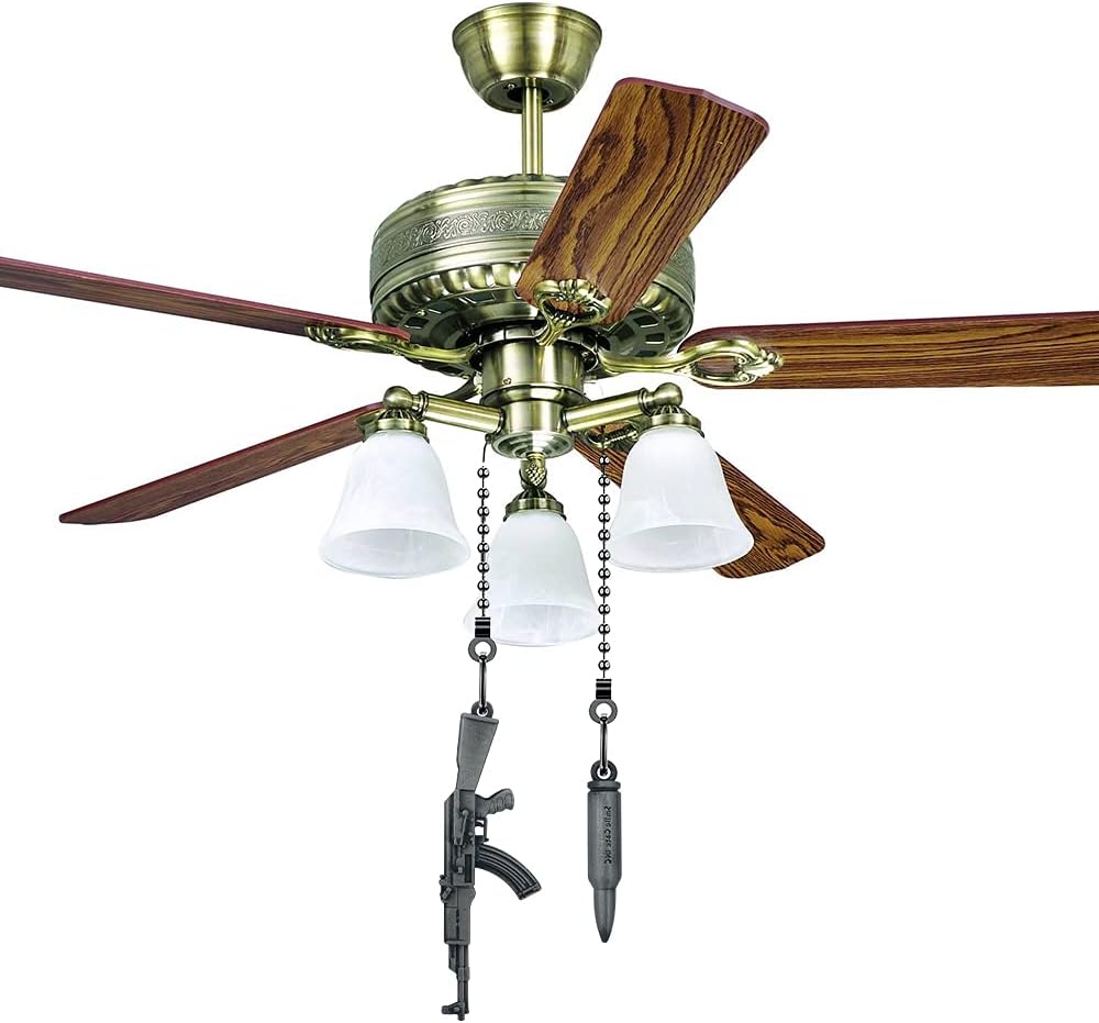 4 Pieces Silver Pull Chains Ceiling Fan Pull Chain Extension Fan Pull Chain Pendant 12 Inch Ceiling Fan Chain Extender Ornament with Ball Fan Chain Connector