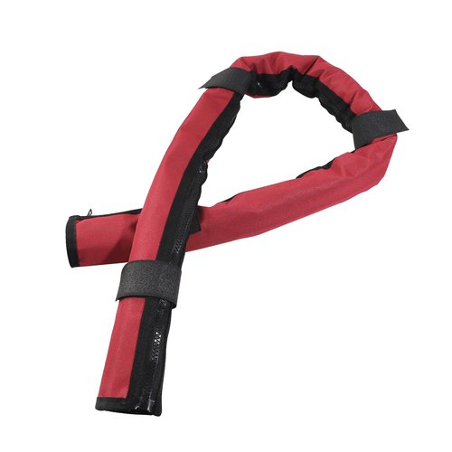 Trolling Motor Cable Zipper Sleeve Boat Wire Cover - 48'' Red Cable Sleeve Electric Outboard Rigging Hose Cover Protector, Organized Cable Holder Managemen Trolling Motor Sleeve