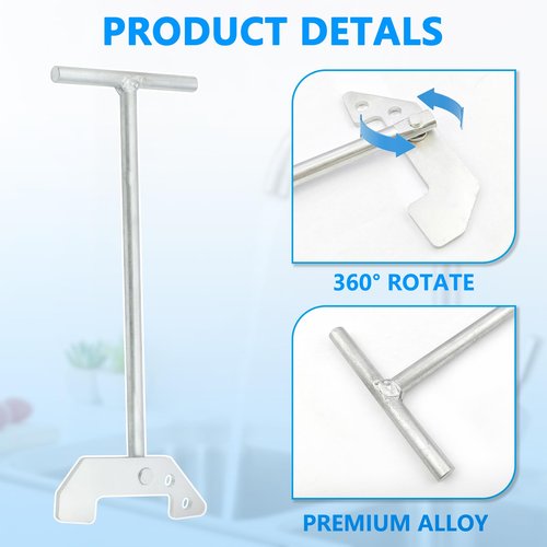 Kujunpao Garbage Disposer Unjamming Wrench Compatible for Moen Garbage Disposals,Conveniently Removes Kitchen Sink Clogs and Clutter from Above The Sink