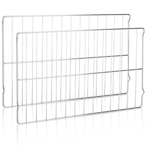 New Upgraded W10256908（24 x 15-3/4 Inches）Oven Rack Replacement for Whirlpool Range Stove Oven Parts, Replaces W10138079, 3195710, W10179196, 304 Stainless Steel, 2Pcs