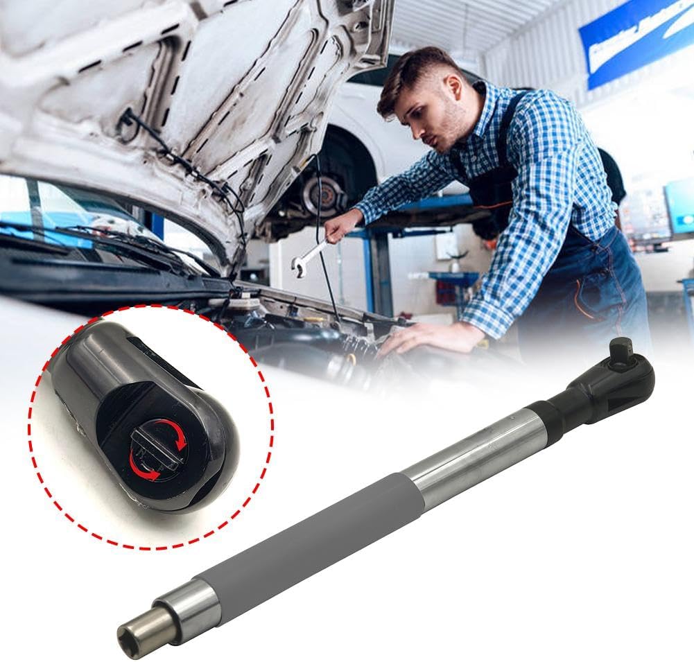 Offset Extension Wrench Impact for Electric Drill, with 4 Socket Adapters and 1/2‘’ Drill Adapter, Multifunctional Chain Drive Electric Ratchet Wrench Tool for Tightening Fasteners (1pcs)