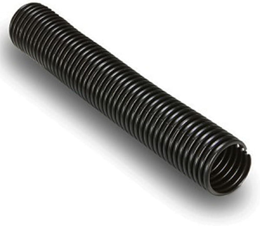 Electriduct 1.25" Split Nylon Wire Loom Tubing Corrugated Slit Flexible Conduit - 10 Feet - Black