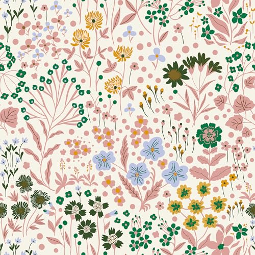 Peel and Stick Wallpaper for Home Decoration Kitchen Vernal Garden Wallpaper Removable Vinyl Self Adhesive Shelf Paper & Drawer Liner Roll House, Workshop & Office 17.3" x 118" SM-576-3