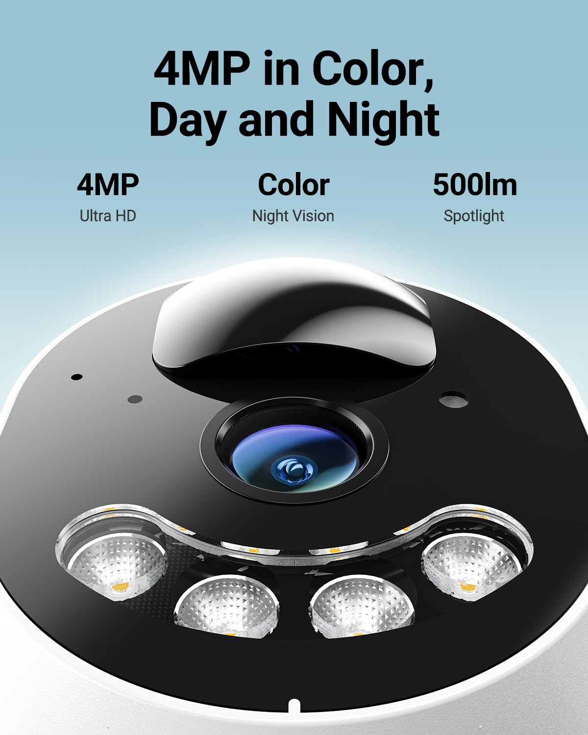 4MP Cellular Security Camera 24/7 Recording with 360-Day SIM Data for Jobsite/Barn/Rural Areas, No WiFi Solar 4G LTE Camera Wireless Outdoor, Motion Detection, 360° Human Tracking, 64GB TF Card