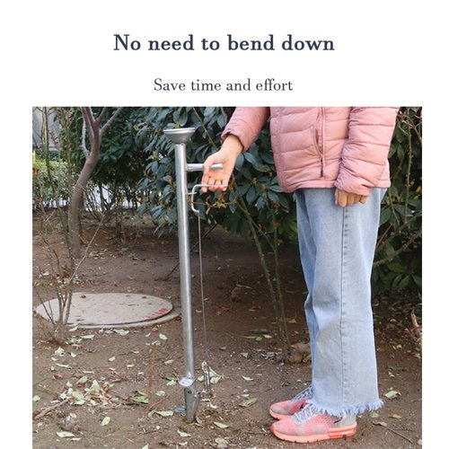 Dexinhdh Multipurpose Manual Seedling Transplanter Garden Tool, Bulb Planter Tool with Pedal, Upgraded Funnel Bowl, Non-Slip Handle, for Garden, Greenhouse(40 Tubes)