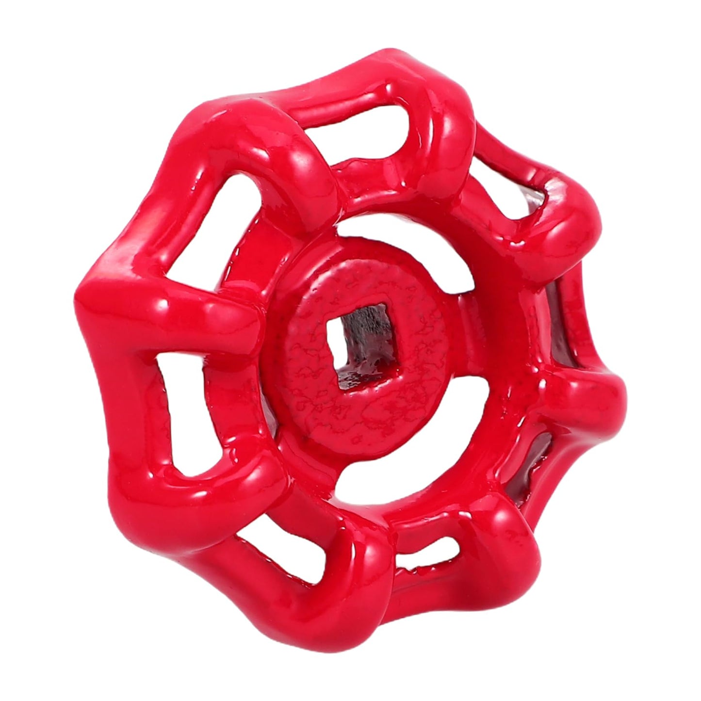 VILLFUL Water Valve Handle for Outdoor Cast Iron Handle Irregular Edge Design for Enhanced Grip