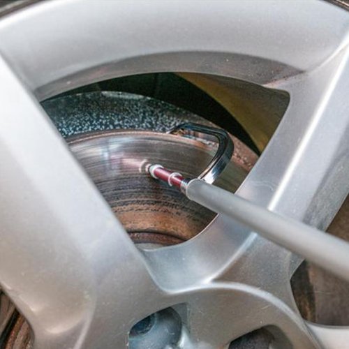 Brake Disc Measuring Tool Rotor Caliper Gauge 0-45mm (0-1.77'') Micrometer Ruler Depth Verniers Caliper Testing Tools Brake Disc Caliper Measuring Tool