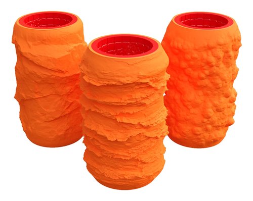 Terra-Tech™ 4" Premium Silicone Texture Roller Stamp for Epoxy (4 Inch, Cavern Rock)