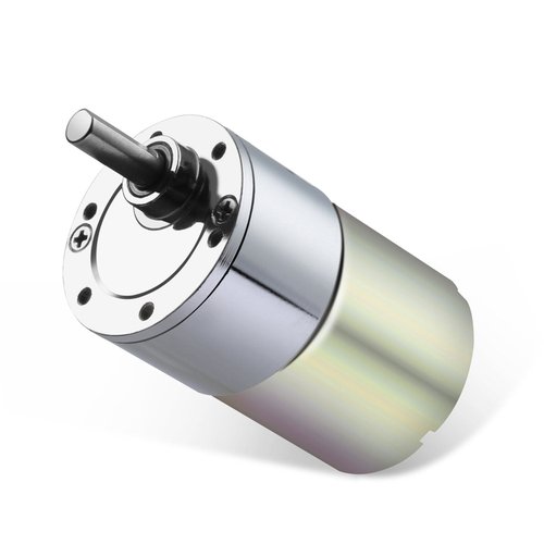 Greartisan DC 12V 100RPM Gear Motor High Torque Electric Micro Speed Reduction Geared Motor Eccentric Output Shaft 37mm Diameter Gearbox