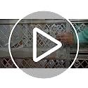MYPET Paws Portable Pet Gate - Fieldstone Gray, 26-40" Expandable, No Tools Needed, Durable Dog Gate for Doorways, Made in USA