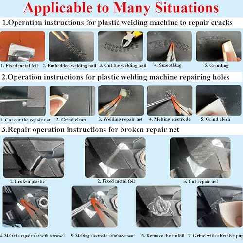 150W Upgraded Plastic Welder Kit,1000PCS Hot Stapler Welding Machine Car Bumper Repair Kit,2 in 1 Plastic Welder Soldering Gun with Weld Rods,6 Types Staples for Bumper/Kayak/Plastic Product Repairs