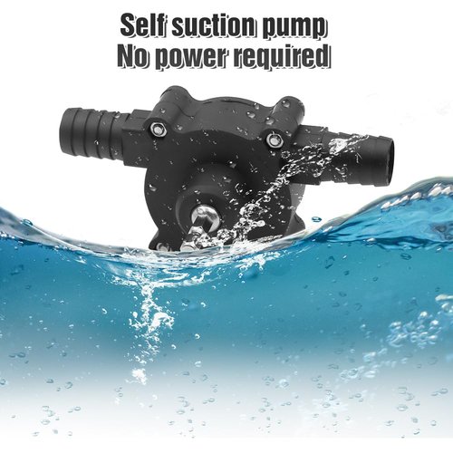 Hand Electric Drill Drive Self Priming Water Transfers Pump, 2025 New Portable Hand Drill Pump Water Transfer Pumps, Electric Well Hand Pumps (1)
