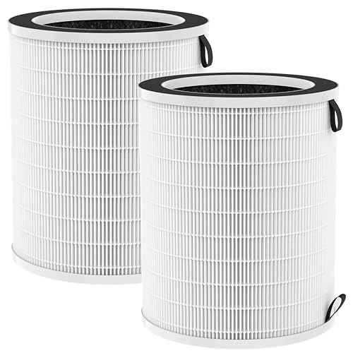 2 Pack Max/Mage/Mage Pro Replacement Filter Compatible with Afloia MAX/MAGE/MAGE PRO Air Purifier and Sans/Air-Honati/Compass Home Smart/Taylor Swoden/Cuckoo CAC-J1510FW/Rosewill RHAP-20001/20002