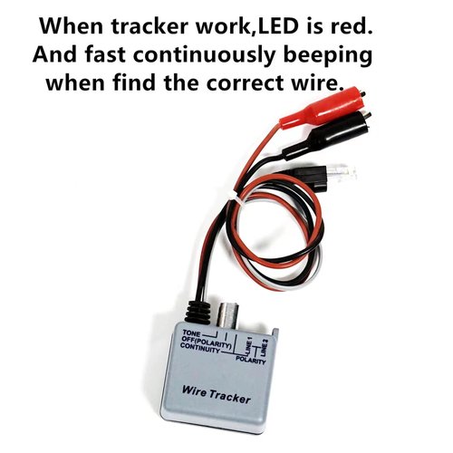 Tone Generator Kit, Wire Tracer Circuit Tester, 200EP High Accuracy Cable Toner Detector Finder Tester, Line Finder,Inductive Amplifier, Probe Kit with Adjustable Volume for Network Cable Collation