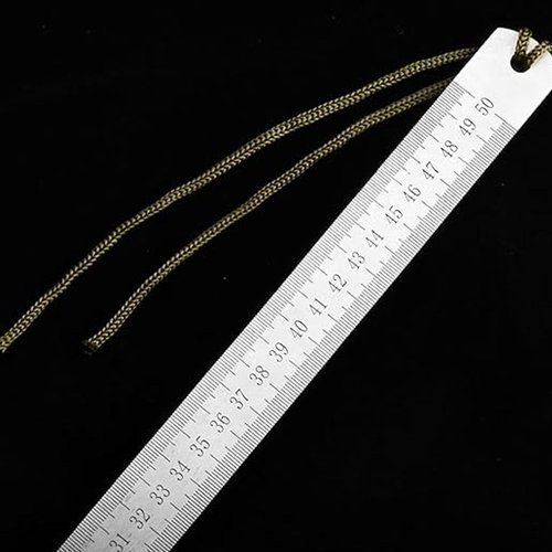 Heavy Duty Ruler, Heavys Dutys Rulers Self Defense, Stainless Steel Double Sided, Metal Kit - Straight Edge, Self Defense Rulers Hand Centimeter Inch Dual Scale Measuring Tool (Special Edition)
