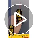 Magnetic Stud Finder with Built-In Level - No Batteries Needed, Detects Nails & Screws Behind Drywall
