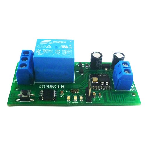 DC 12V iOS Android Bluetooth-Compatible BLE Relay 2.4G RF Remote Contr ...
