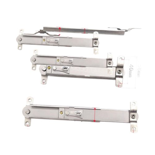 XLWLLNJ 1 Pair Window Hinges Restrictor Adjuster Heavy Duty Limiter Telescopic Window Support Limiter with Positioning Buckle, Extension 18.8cm