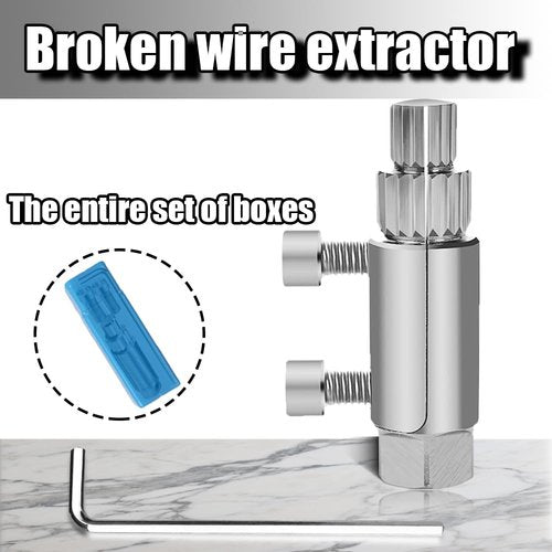 Broken Pipe Extractor Tool, Broken Bolt & Screw Remover, Extract Stripped Threads, Damaged Pipes and Faucet Valves, for 1/2”, 3/4”, 1” Pipes