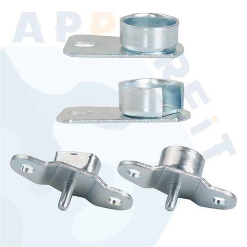 Tailgate Hinge Kit for Rear Tail gate Door Panel & Body Side Compatible with Chevrolet Chevy GMC Truck C1500 C2500 C3500 K1500 K2500 K3500 1993-2000 Tailgate Hardware Parts