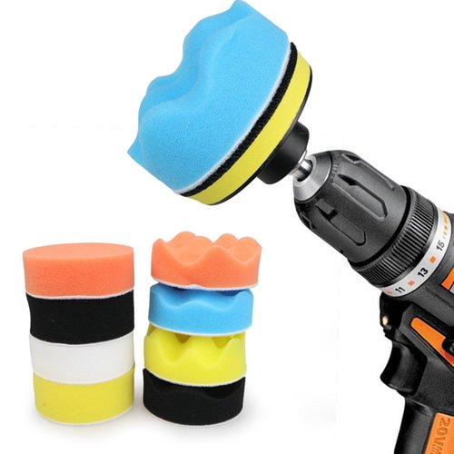 GANGOU Polishing Pad, Polishing Pad Kit, 11 Pcs 3 Inch Polishing Pad Kit, 3 Inch Buffing Pads
