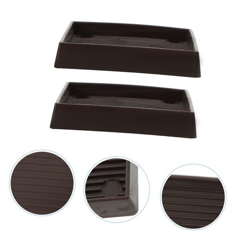 STOBOK Hardwood Floors Furniture Pads 4 Pcs 3x3 Inches Anti-Slip Furniture Cups Mats