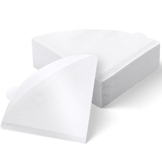 reroso 200 Count Coffee Filter, Coffee Filters Disposable No Blowout, Coffee Filters 2 Cone for Drip and Pour OverCoffee Maker (1-4 Cup)
