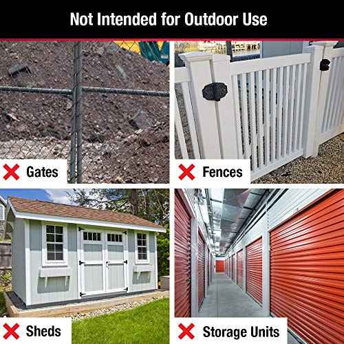 Master Lock 1504D Locker Lock Combination Padlock, 1 Pack, Red