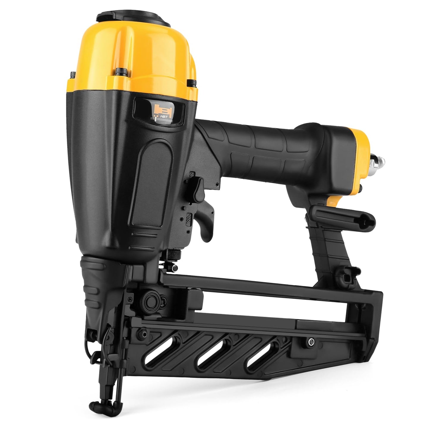 HBT HBT64P 16 Gauge Finish Nailer with Magnesium Housing, Straight Finish Nail Gun with Carrying Case, for 1-Inch up to 2-1/2-Inch Finish Nails