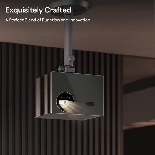 Valerion Projector Ceiling Mount for VisionMaster and StreamMaster Series - Aluminum Alloy, Adjustable Height from 31 to 40.5cm Using The Extension Rod, with 360° Rotation