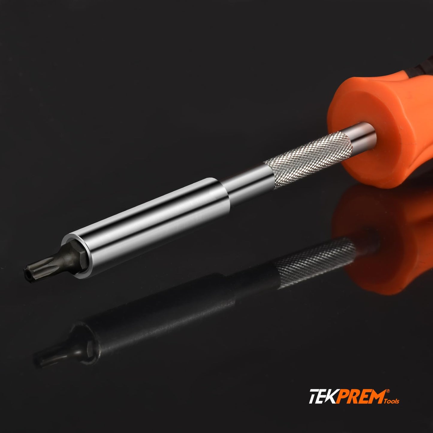 Torx Bit Set with 1/4 inch Magnetic Bit Driver,TEKPREM 12-Piece Security Torx Screwdriver Bit Set with 1 inch T5 T6 T7 T8 T9 T10 T15 T20 T25 T27 T30 T40 Tamper Resistant