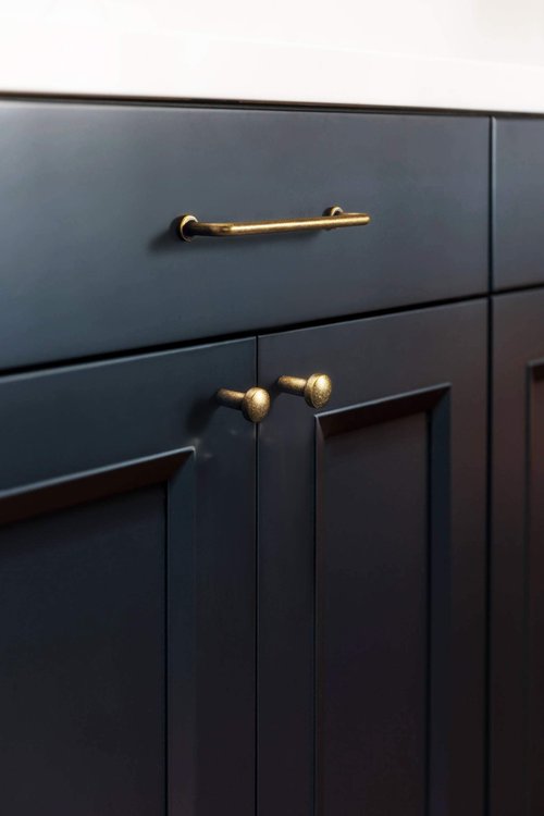Goo-Ki 6 Pack 5'' Center to Center Antique Brass Cabinet Bar Pulls Vintage Drawer Handles Closet Classic Retro Home Kitchen Improvement Hardware