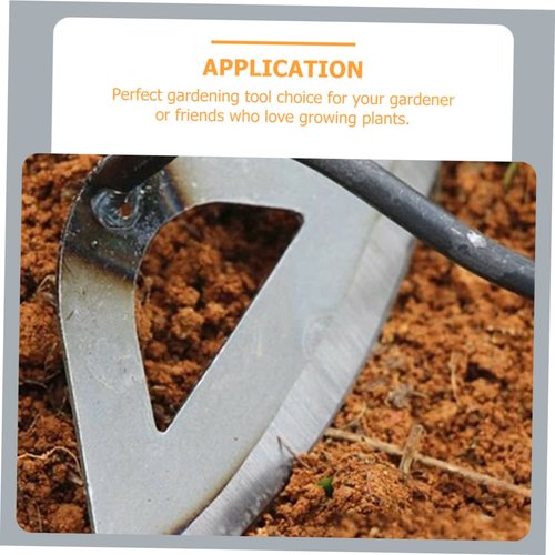 CIYODO Garden Hoe Hollow Weeding Tool for Gardening Full Manganese Tool Random Handle Style for Planting and Soil Loosening