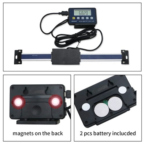 Digital LCD Linear 0-150mm/0-6inch Accurate Digital Readout Lathe Scale for Milling Machines