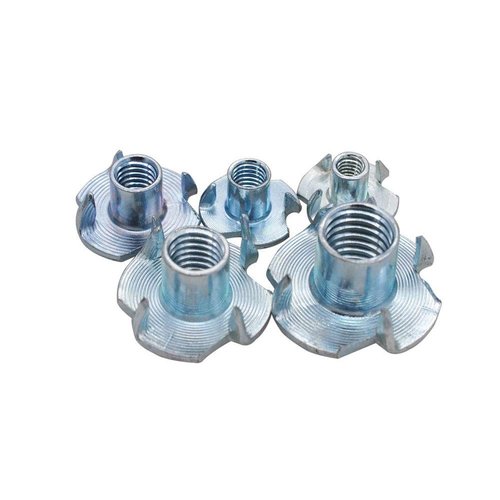 T-Nut 1/4"-20,5/16"-18, 3/8"-16, (100 Pack) 4 Pronged Tee Nut Assortment Kit,for Rock Climbing Holds, Wood, Cabinetry, etc.