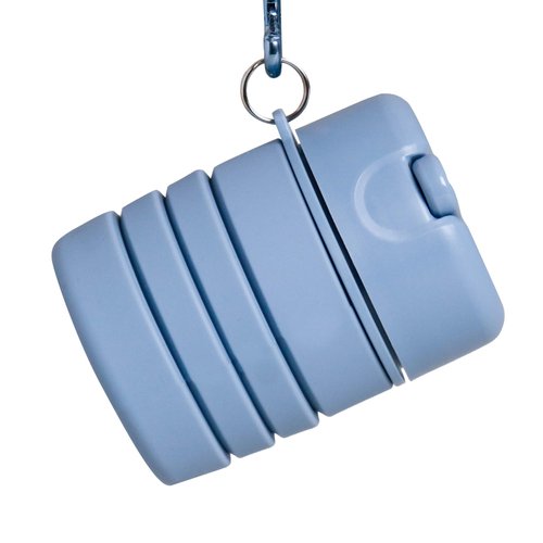 TUSHY Travel Bidet: Collapsible & Expandable for Discreet Portability, Refreshing Clean for Home, Camping, Outdoors & Travel (Helps Hemorrhoid Relief, Peri Bottle for Postpartum Care) (Glacier)