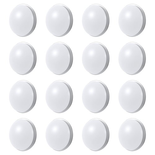 16 Pcs Shower Curtain Weights,Waterproof Shower Curtains Magnets,Heavy Duty Weights for Outdoor Curtains,Magnetic Curtain Weight,Work for Drapery,Tablecloth,Flag(White)