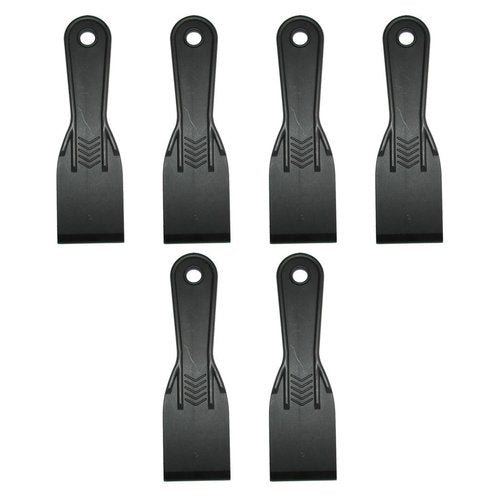 6pcs Plastic Putty Spreader Construction Tool Car Film Patch Filling Scraper Wallpaper Scraper Gypsum Scraper Putty Scraper, Used for Splash Repair Flexible Putty Knife